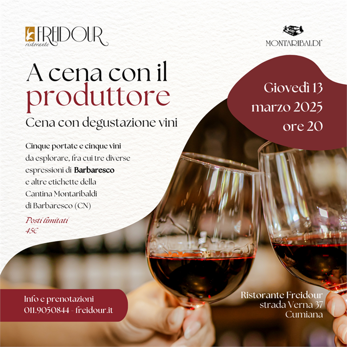 Serata con il produttore